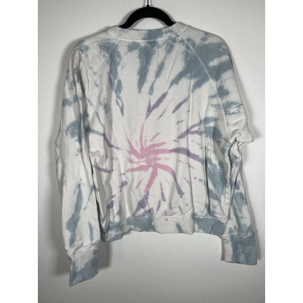 Spiritual Gangster pastel tie-dye crewneck logo sweatshirt L yoga athleisure - Picture 3 of 9